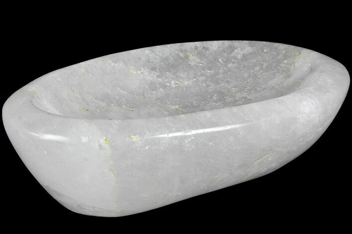 Polished Quartz Bowl - Madagascar #183650